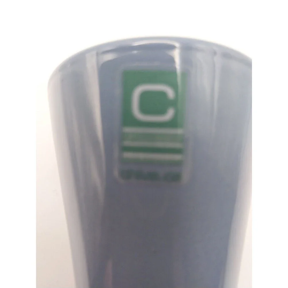 Chive.ca Modern Ceramic Soy Sauce Dispenser Cruet Shoyu Bottle Blue Gray